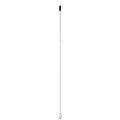 Procomm 3 ft. 0.37 x 24 in. Thread Fiberglass CB Antenna Whip, White JBC300-WX